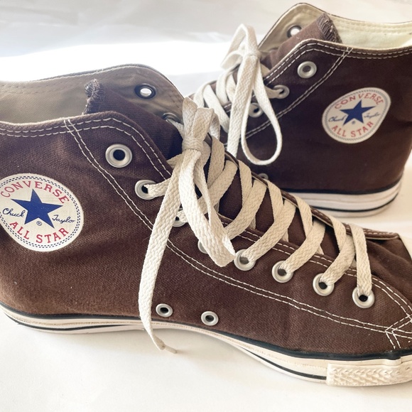 Converse Chuck Taylor All Star Chocolate Brown Canvas high top Men-10 Women-12 - Picture 4 of 7